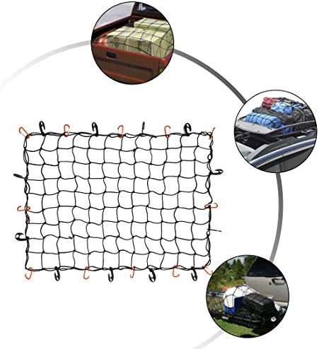 CZC AUTO Bungee Cargo Net 3x4Ft Stretches to 6x8Ft - Image 7