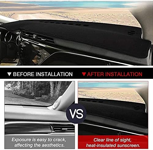 Autorder Dashboard Cover Mat for 2018-2022 2023 2024 Toyota Camry Accessories - Image 4