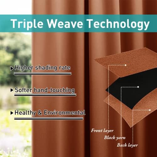 NICETOWN 2 PCs Waterproof Outdoor Curtains - Image 6