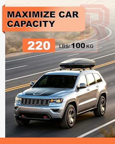 Upgraded 300LB Aluminum Roof Rack Cross Bars - Image 4