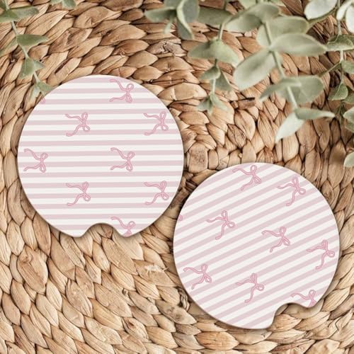 Ceramic Car Coasters – Absorbent Car Cup Holder Coaster Set - Image 7