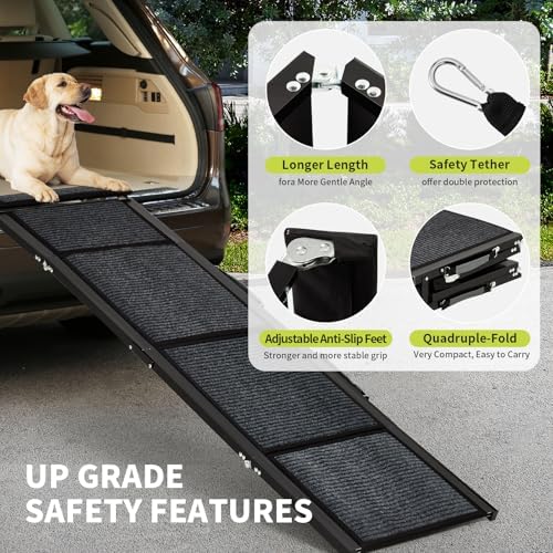Garvee 63" Wide Folding Dog Ramp - Image 6