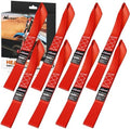 Nilight Soft Loop 1.7"x17" Motorcycle Tie Down Straps 12, 000LBS 8PK Red by Nilight