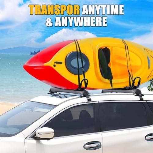 1 Set Universal Car Soft Roof Rack Pads, Luggage Carrier System - Image 6