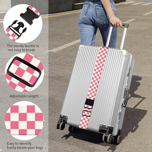 Luggage Straps for Suitcases, Heavy Duty Travel Belt - Image 2