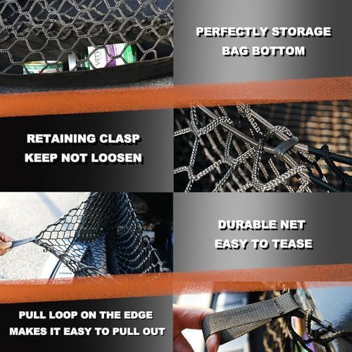 Cargo Net for Ford Maverick Pickup Trunk Car Rear Tailgate Touring Netting - Image 6