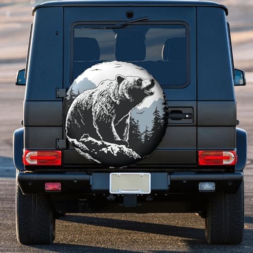 Bear and Mountain Spare Tire Cover Wheel Protectors - Image 3