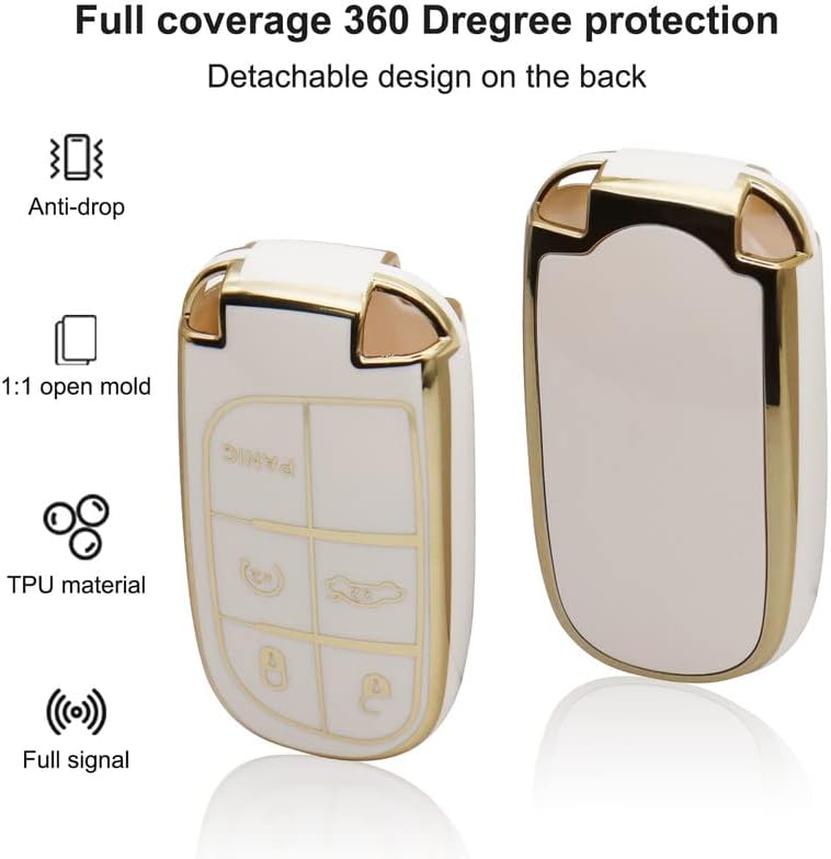 SUNCARACCL for Jeep Key Fob Cover - Image 4
