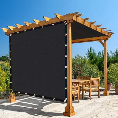 Amagenix 90% Shade Fabric 5'X 13' Black Sun Shade Cloth by Amagenix