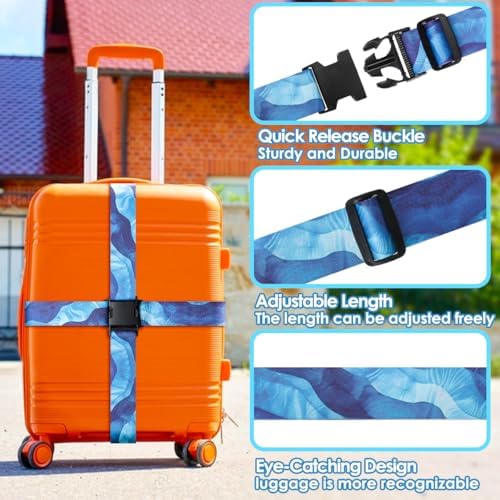 Gutsdoor Luggage Straps for Suitcases Adjustable Travel Belt, Connector Holds - Image 2