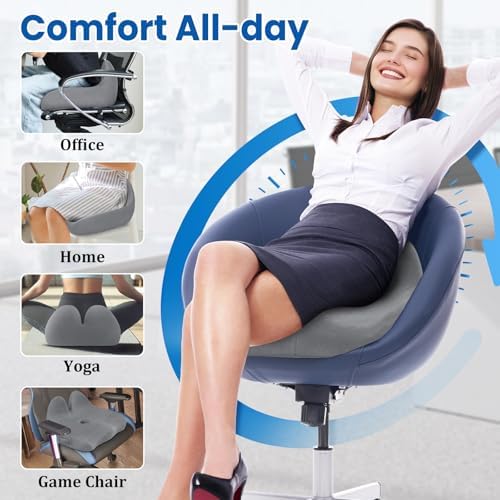 CushZone Ergonomic Seat Cushion, Sciatica Support - Image 5