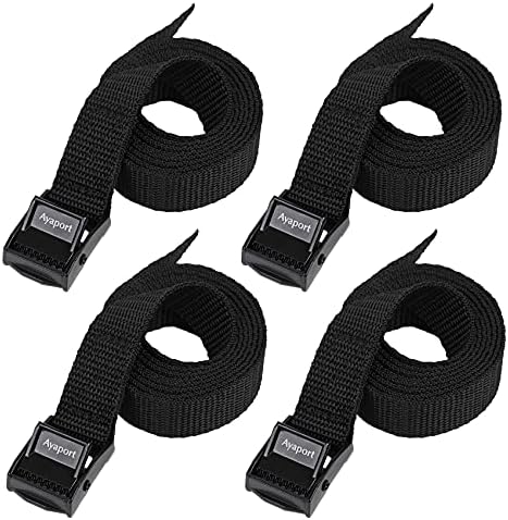 Ayaport Lashing Straps with Buckles Adjustable Cam Buckle Tie Down Cinch Strap by Ayaport