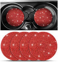 Osilly 4PCS 2.75 Inch Rhinestone Cup Holder Coasters by Osilly