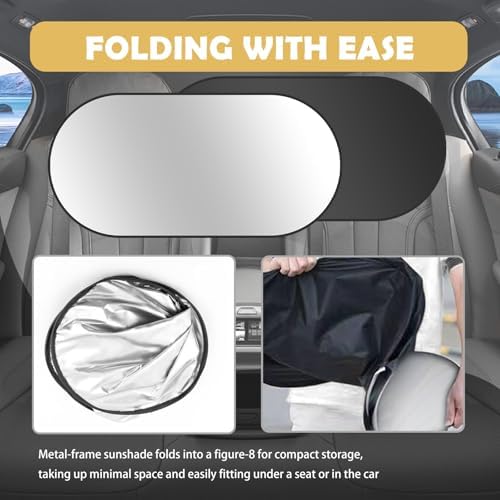 39.3"x19.7" Back Window Sun Shades - Image 5