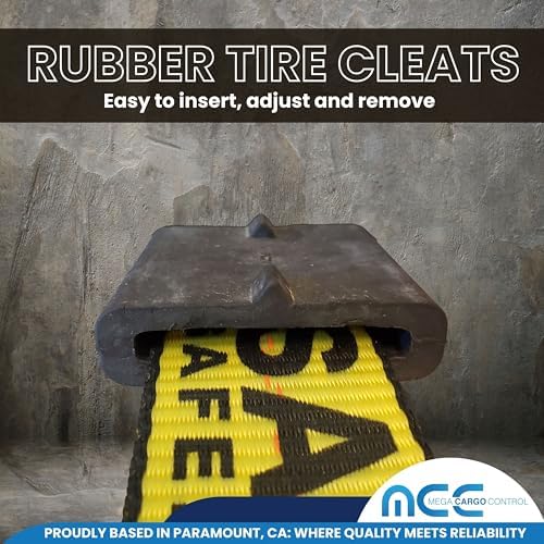10PK Rubber Tire Cleats Tie Down Blocks - Image 6