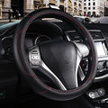 Leather Car Steering Wheel Cover, Universal Fit by Szttswamp