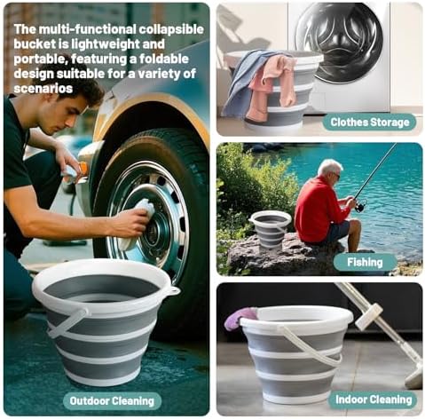 Collapsible Water Bucket – Portable, Outdoor Activities - Image 7