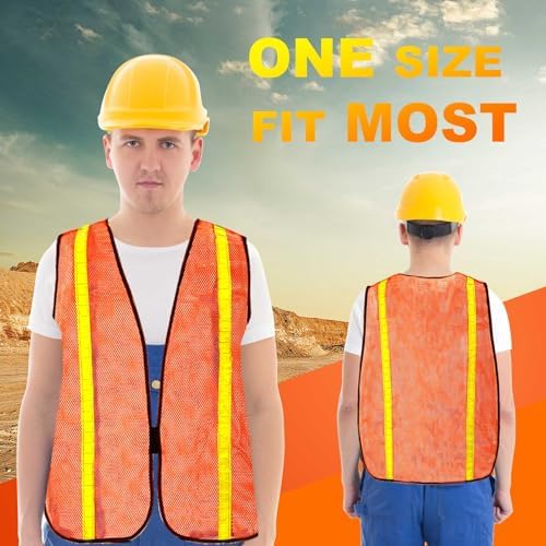 Haysandy 100 Pcs High Visibility Reflective Safety Vest - Image 5