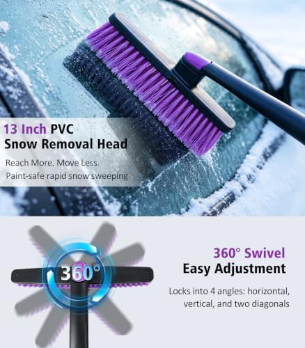 41" Extendable Snow Brush for Car - Image 4