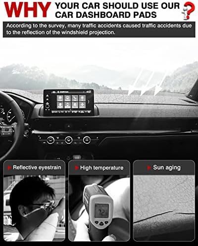 Autorder Dashboard Cover Mat for 2023 2024 2025 2026 Honda HR-V HRV Accessories - Image 2