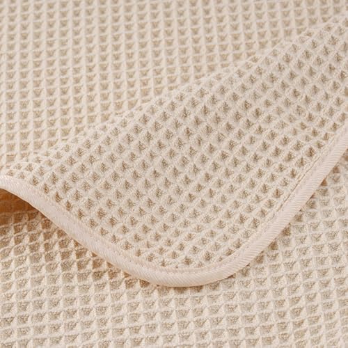 POLYTE 430 GSM Poly Blend Microfiber Waffle Bath Sheet XL Set, 35x70 in - Image 5