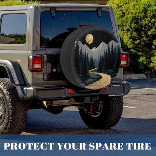 Forest Spare Tire Cover Waterproof Dust-Proof Spare Wheel Covers - Image 6