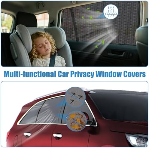 Kia Sorento Window Shades 2021-2023, Rear Side Mesh - Image 6