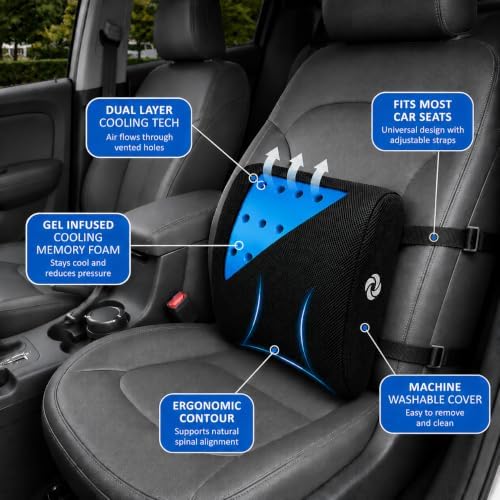 Samsonite Memory Foam Lumbar Support Pillow - Image 6
