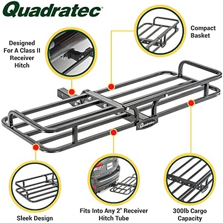 Quadratec Compact Cargo Rack Basket Platform, Camping Gear, Generators - Image 5
