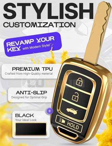 Lucrum Compatible with Honda Key Fob Cover & Keychain - Image 3
