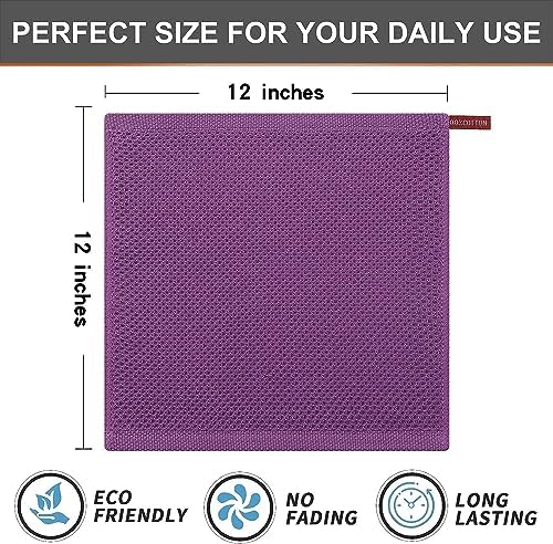Kitinjoy 100% Cotton Waffle 12-Pack Kitchen Towels - Image 5