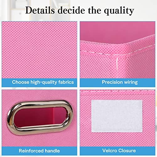STOREONE Fabric Storage Cube Bins Foldable Organizer Container Collapsible - Image 7