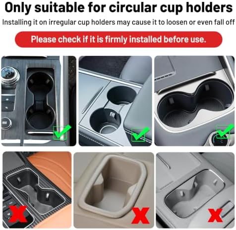 Car Large Cup Holder Expander, 5-in-1 Cupholder Extender - Image 6