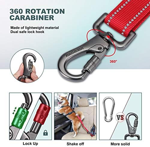 IOKHEIRA Dog Seat Belt 3-in-1 Car Harness - Image 3