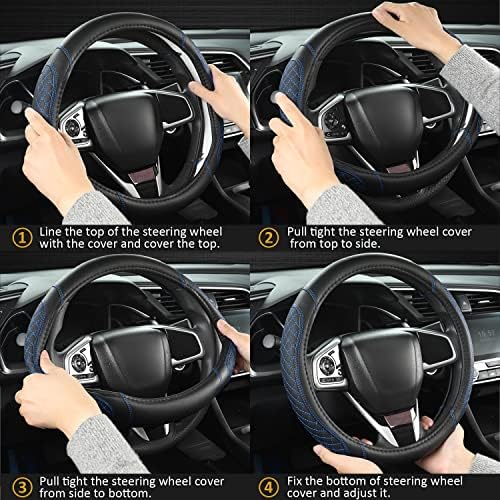 West Llama Customized Auto Car Steering Wheel Cover - Image 6