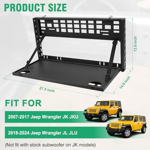 HOCHO Fit for Jeep Tailgate Table - Image 5