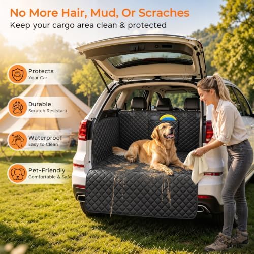 URPOWER SUV Cargo Liner for Dogs Pet Cargo Cover - Image 2