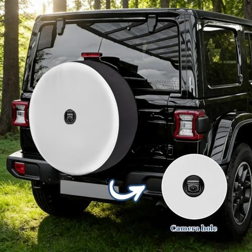 Spare Tire Cover with Backup Camera Hole Fit - Image 7