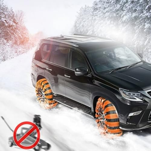 10pcs Auto Anti Skid Straps Vehicle Tire Grip Straps Set Offering on Snow - Image 7