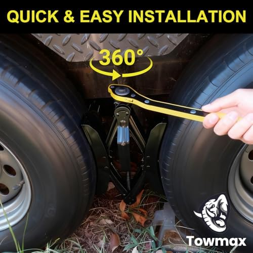 Camper Wheel Chock Stabilizer 2 Sets, X-Shaped RV Stabilizer - Image 6