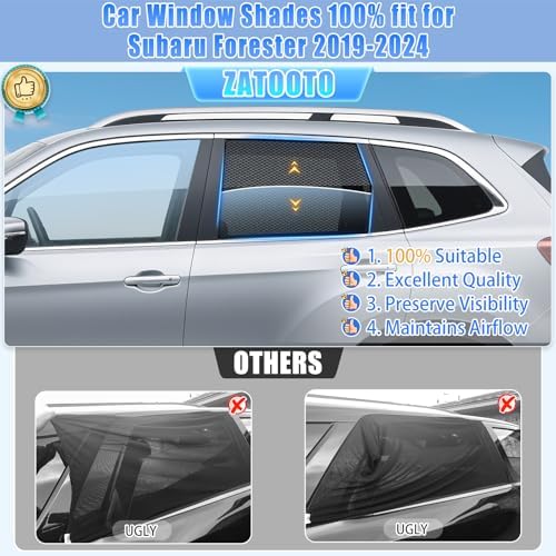 ZATOOTO Car Window Shades Forester 2019-2024 - Image 2