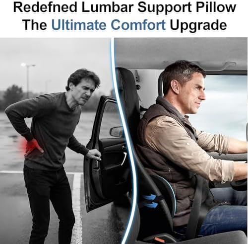 BYMECOST Lumbar Support Pillow for Car, Ergonomic Back Cushion - Image 6