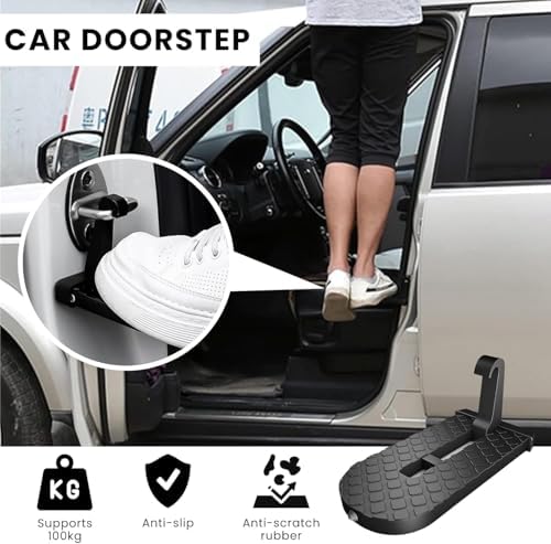 Car Door Pedal, for Skoda Enyaq Iv 2021-2024 Car Doorstep Foot Folding Pedal - Image 3