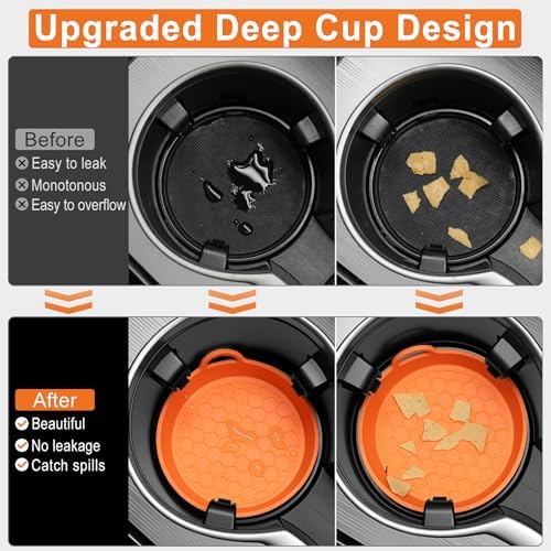 SINGARO Car Cup Holder Coaster, Universal Non-Slip Cup Holders, Car Interior - Image 2