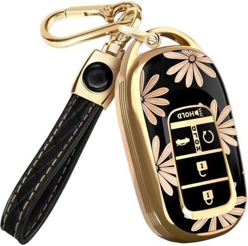 Lucrum Compatible with Honda Key Fob Cover & Keychain by Lucrum