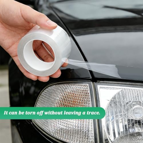 Car Door Edge Protector, 3.93In x 16Ft Anti-Collision Transparent Invisible - Image 6