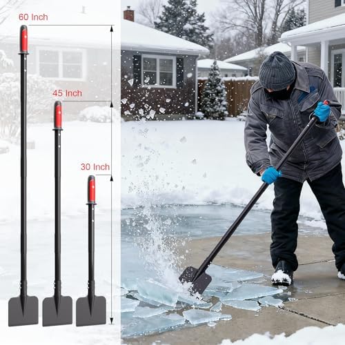 BREWIN TOOLS Adjustable 30–60” Heavy-Duty Ice Scraper and Ice Chopper - Image 4