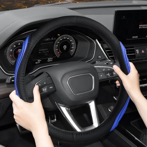 Osilly 15 Inch Artificial Leather Steering Wheel Cover - Image 3