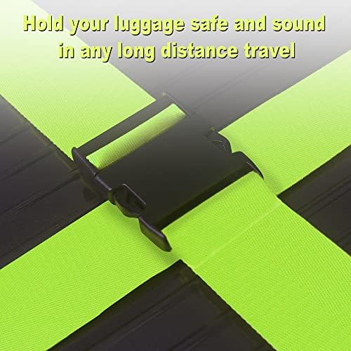 Chelmon Luggage Straps for Suitcases TSA Approved Travel Essentials 4 Pack - Image 4