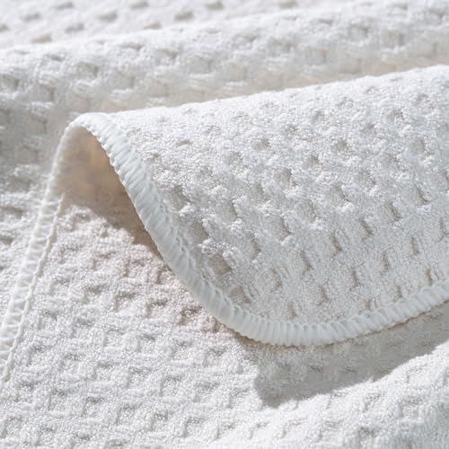 POLYTE Ultra Premium Microfiber Kitchen Dish Hand Towel Waffle Weave, 8 Pack - Image 3